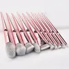 Brushes de mAFEUP de ouro rosa de 10pcs