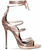 Designer-iator Sandales Femmes Plateformes Stiletto Talons Hauts Strappy Sexy Cut Out Booties Femme Escarpins