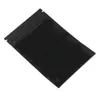 100Pcslot Black Stand Up Aluminum Foil Zip Lock Packaging Bag Mylar Heat Seal Reclosable Zipper Food Tea Packing1447310
