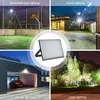 4 Stück schlanke 500 W LED-Flutlicht-Sicherheitsleuchten für den Außenbereich, 110 V, Außenbeleuchtung, Garten-Rasenlampe, warmweiße Flutlichter