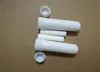 1000sets / lot de la venta en blanco Palos inhalador nasal, de plástico blanco Aroma nasales Inhaladores para el aceite esencial de bricolaje