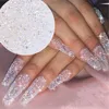 1440 Sztuk / Pack AB Flatback Crystal 1.1mm 1.2mm 3D Micro Micro Nail Rhinestone Szkło DIY Gems Glitter Nail Art Dekoracje Mini Koraliki