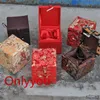 Multi Size Square Cotton Filled Jewelry Houten Doos Grote Gift Verpakking Chinese Zijde Brocade Doos Luxe Collectie Decoratieve Opbergdozen