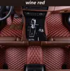 ل Alfa Romeo Giulia 2017-2018 سيارة ماتس سادة القدم الفاخرة المحيطي للماء جلد السيارة وسادة القدم