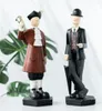 Nostalgische Retro-Figuren im britischen Stil, Ornamente, Schlafzimmer, Arbeitszimmer, Büro, Dekoration, Weinschrank, Bar, Kunsthandwerk, Einrichtung