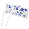 Hand Held Trump Mini Flag 2020 Valflagga med Stick Trump Presidentval Förvara Amerika Great Fashion Home Decoration Banner VT0632