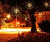 DIY Fireworks Солнечные струнные огни для садовых украшений Букет из светодиодных струн Рождественские праздничные сказочные огни Наружные солнечные лампы