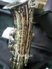 Novo saxofone alto cópia da Alemanha JK SX90R Keilwerth Black Nickel Silver Alloy Alto Sax Brass Instrumento musical profissional com H6470096