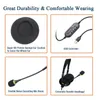 USB Earphones with Microphone Noise Cancelling Computer Headset Lightweight Wired Headphones for PC /Laptop/Mac/ School/Kids /Call Center