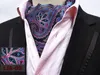 الموضة الرجعية Paisley Men يربط الزفاف الرسمية Cravat البريطانية على الطراز البريطاني نبيل الحرير الدعوى الأوشحة الأعمال nectie