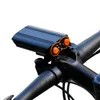 Belysning USB Uppladdningsbar cykelljus 2000LM Säkerhetsficklampa LED Cykel Framhandtag 2 Monteringshållare Cykeltillbehör