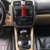 Volkswagen VW Golf 5 GTI MK5 İç Merkez Kontrol Paneli Kapı Kolu Karbon Elyaf Çıkartma Çıkartmaları Araba Aksesuar stil için