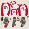 Семейный рождественский пижамный костюм 2019 с принтом оленя Мать Отец Дети Семейные пижамы Одежда для родителей и детей Семейные подходящие наряды SH190916
