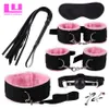 Utinta Leptura 7 in 1 Fetish Sex Bondage Woman Rustroint Games Adult Games Toys Sex Sex Plains Cuffs Whip Whips Whip Y1907979108