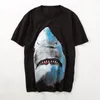 Famosa estilista para hombre camiseta de manga corta de la moda Tiburón 3D de alta calidad mujeres de los hombres de Hip Hop camiseta camisetas ocasionales del tamaño S-XXL