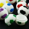Silicone Container Non-Stick soccer Jars Food Grade Smoking Wax Storage For Dry Herbal Vaporizer Glass Bong Accessories