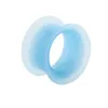 100PCS Ear Gauges Soft Silicone Ear Plugs Ear Tunnels Body Jewelry Stretchers Multi Colors Size from 3-25mm YD0231