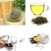 100PCS Teaware Stainless Steel Mesh Tea Ball Infuser Strainer Sphere Locking Spice Tea Filter Filtration Herbal Ball Cup Drink Tools