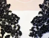 Schöne schwarze Ärmel mit Perlenapplikationen für Mädchen, Festzugskleider, Blumenmädchenkleider, Prinzessinnen-Partykleider, Kinderrock, nach Maß, 2–14 H318512