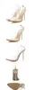 Klare PVC transparente Pumpen Sandalen Perspex Ferse Stilettos High Heels Point Toes Womens Party Schuhe Nachtclub Pumpe 35421799577
