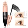 Nappa corona mascara allungamento nero Lash Extension Ciglia mascara per ciglia spazzola di trucco di bellezza di lunga durata Occhi Cosmetics