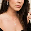 LuckyShine – pendentifs de style Baroque en perles naturelles, collier en or 18 carats pour femmes, bijoux à breloques magnifiques