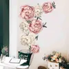 Peony Rose Flowers Wall Sticker Art Nursery Decals Kids Room Home Decor Gift muurstickers voor kinderen kamers decals