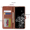 PU-Leder-Handyhülle für Samsung S20 Plus, ultraweiche TPU-Geldbörsenhülle, luxuriöse Rückseite mit Kreditkartenfächern für iPhone