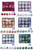 Dekoracje świąteczne Boże Narodzenie Balls Ozdoby Plastikowe Xmas Drzewo Ozdoby Xmas Wedding Party Gift Ball 12 sztuk / partia DHL WX9-1750