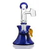 Smoking wax oil dab rig hookahs Glass Beaker Bong Banger Bowl carb Cap dabber Heady small bubbler hookahs burner pipe