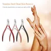 Nieuwe 6 stks / partij Nail Clippers Dode Skin Remover Rvs Nail Cuticle Scissor Finger Toe Nail Nipper Clipper Trimmers