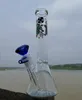 Glasbecherbong mit Quarzknaller oder Schüsselspraydose, Inline-Perc-Bohrinseln, Bubbler-Glaswasserpfeifenbongs