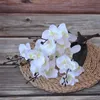 Поддельные бабочки Orchid (5 стебли / пучок) 17,72" Длина Моделирование Phalaenopsis для свадебных дома Декоративных искусственных цветов