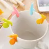 6 färger för att välja söt snigelform Silikon Tepåse Holder Cup Mug Candy Colors Gift Set Good Tea Tools Tea Infuser LX6026