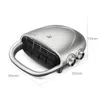 Portable 2000W 220V Mini riscaldatore elettrico Fan Desktop Warmer 3 velocità ColdHot - Argento