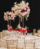 Centres de support de fleurs de mariage en or haut décoratifs de style nouveau best01136