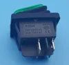 100Pcs Waterproof IP67 DPST On-Off 4Pin Green Lamp Rocker Switch 16(10)A 250VAC