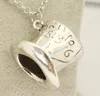 Fashion-In Wonderland Halskette Legierung Beschriftung Hut Toper Charme Anhänger Film Schmuck Unisex Statement DHL Weihnachtsgeschenk