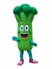 2019 Fabrik heißer Verkauf Halloween Brokkoli Maskottchen Kostüm Cartoon Gemüse Anime Thema Charakter Weihnachten Karneval Party Fancy Kostüme