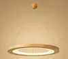 LED Nordic Деревянный Железный Acrlic Кольцо светодиодные лампы LED Light.Pendant Lights.Pendant Lamp.Pendant свет для Столоваю MYY