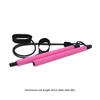 Portable Pilates Bar Kit Bodybuilding Yoga Pilates Stick Yoga Resistance Bands Toning Bar Home Gym Fitness Equipment Workout