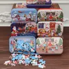 60pcs di Natale Puzzle Giocattoli di legno per bambini giocattoli educativi Puzzle-educativi del bambino che impara i giocattoli per i bambini regalo