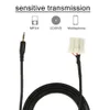 Freeshipping Aux-In Cable Connection Line Audio CD-gränssnitt Adapter för MAZDA 2 3 5 6 Efter 2006 Bil Ljudkabel för MP3 MP4-telefon