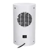 400W Mini Space Fan Heater Portable Electric Quiet Table Furnace Winter Warmer - White