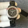 GT Factory V2 Diamond Ceramic Lady Watch Dameshorloge Zwitsers 8215 Automatisch mechanisch 28800 vph Datum Saffierkristal Water Resist257F