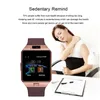 Dz09 Smart Watch Watch Wristwatch Wristwatch Sim relógios TF CART