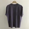 Hommes femmes lavé vintage lettre broderie CAV C T-shirt manches courtes haute qualité tempérament vêtements taille S-XL311i