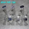 Wasserpfeifen Glasbong Dab Rig Wasserpfeifen 7,4" hoch Quarz Banger Perc Pink Bongs Heady Mini Pipe Wax Oil Rigs Kleiner Bubbler