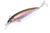 Alta Quanlity Vernice Realistica Pesce Minnow Laser Crankbaits 13 4g 11cm BASS Esca per pesca Lingua corta jerkbait177s