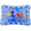 Cute Whale Animal Number Inflatable Tummy Time Water Mat Infants Baby Pad Toy encourages babys natural curiosity develop skills